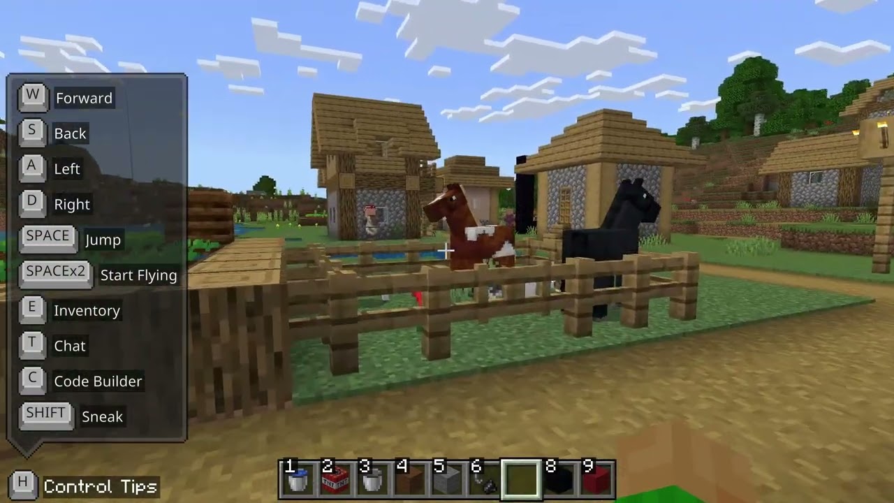this is my first world in Minecraft Education