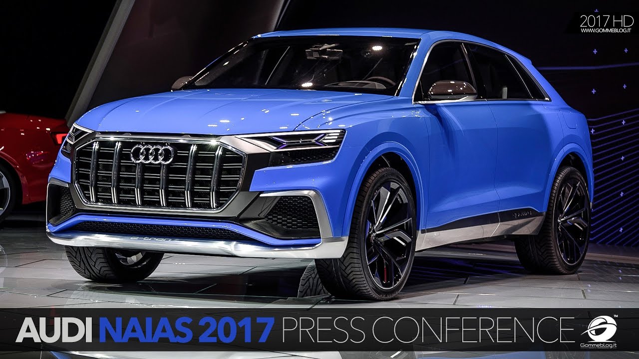 Audi at the De­troit Mo­tor Show NAIAS 2017 - Press Con­fer­ence