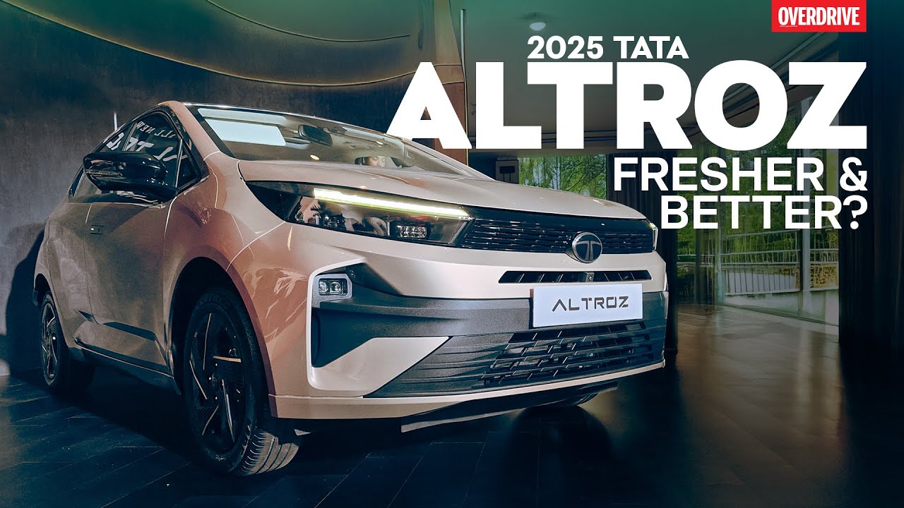 2025 Tata Altroz Facelift Walkaround | Features and Updates | OVERDRIVE