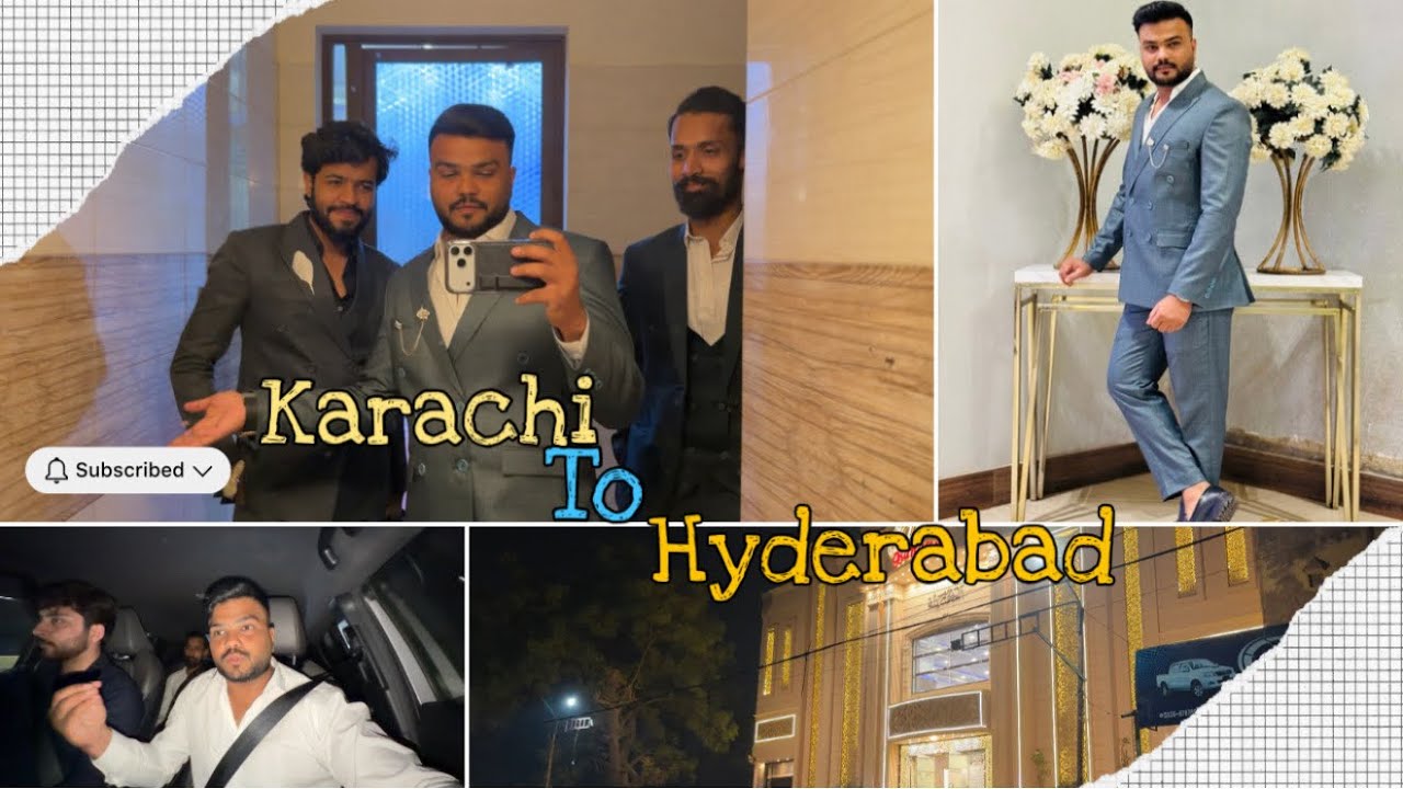 KARACHI TO HYDERABAD ♥️ || Reception Day 😍|| Event Ma 4 Hours Bd Puhchay 😳 #vlog #hyderabad #1m 