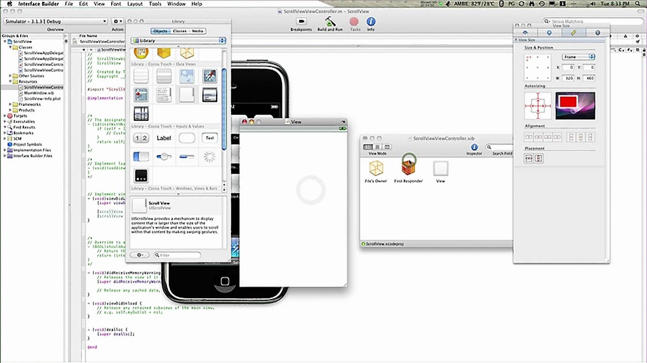 iPhone SDK Using A UIScrollView Tutorial