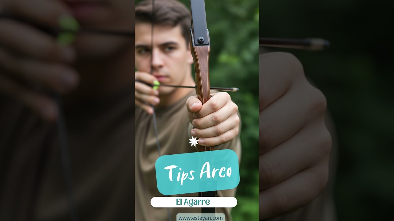 &iexcl;Error! 🎯 Deja de AGARRAR el Arco Tradicional (T&eacute;cnica CLAVE Barebow) #tiroconarco #shorts