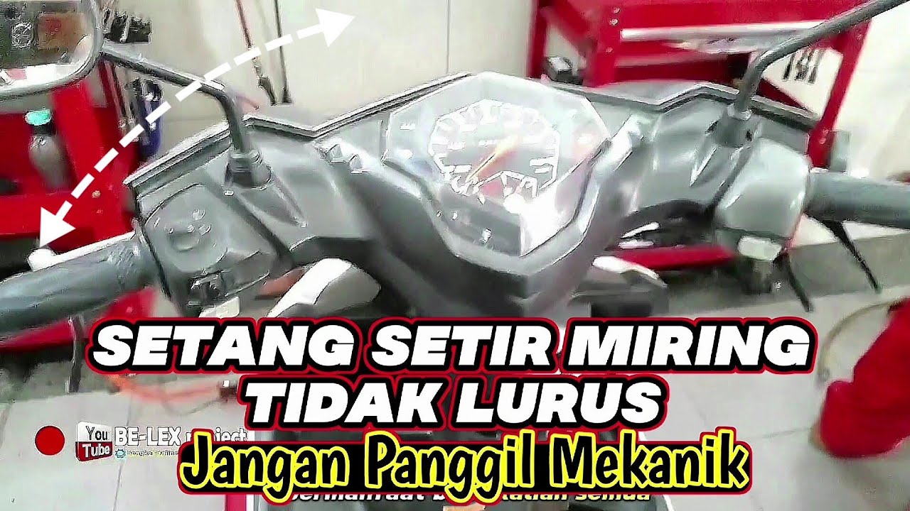 MEMPERBAIKI SETANG SETIR YANG MIRING DAN BENGKOK
