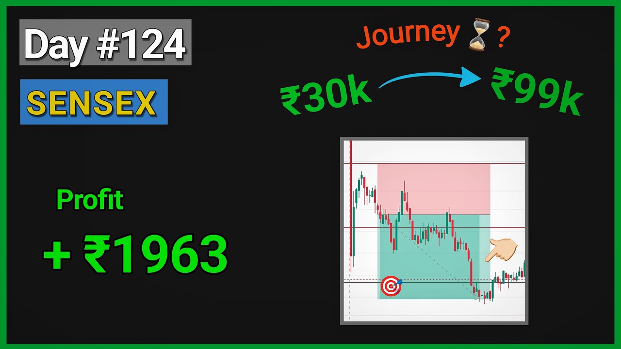 SENSEX Live Trade | Day 124 🔥| Option Trading Challenge Series 📈 #optiontrading