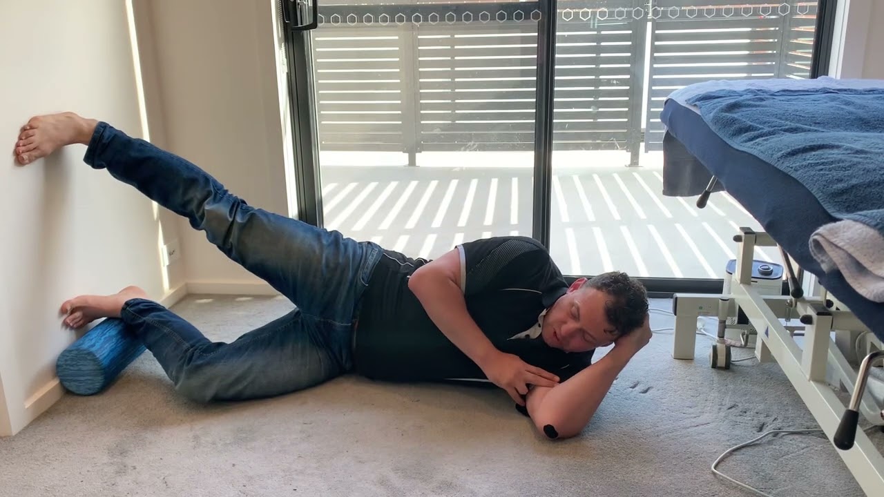 PRI Abduction Lift Test as self assessment and an exercise