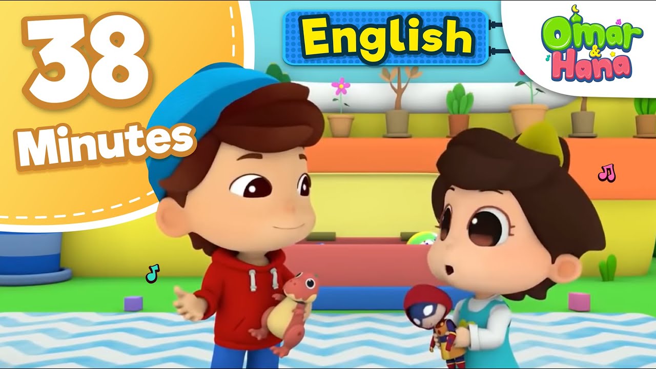 Omar & Hana | 38 minutes Compilation of series | Islamic Cartoons for kids