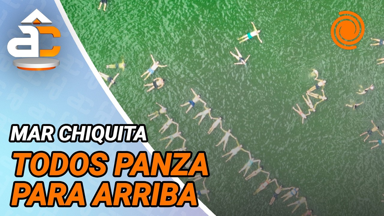 ¡Todos flotando! El Festival de la Planchita en Miramar de Ansenuza casi supera el récord mundial
