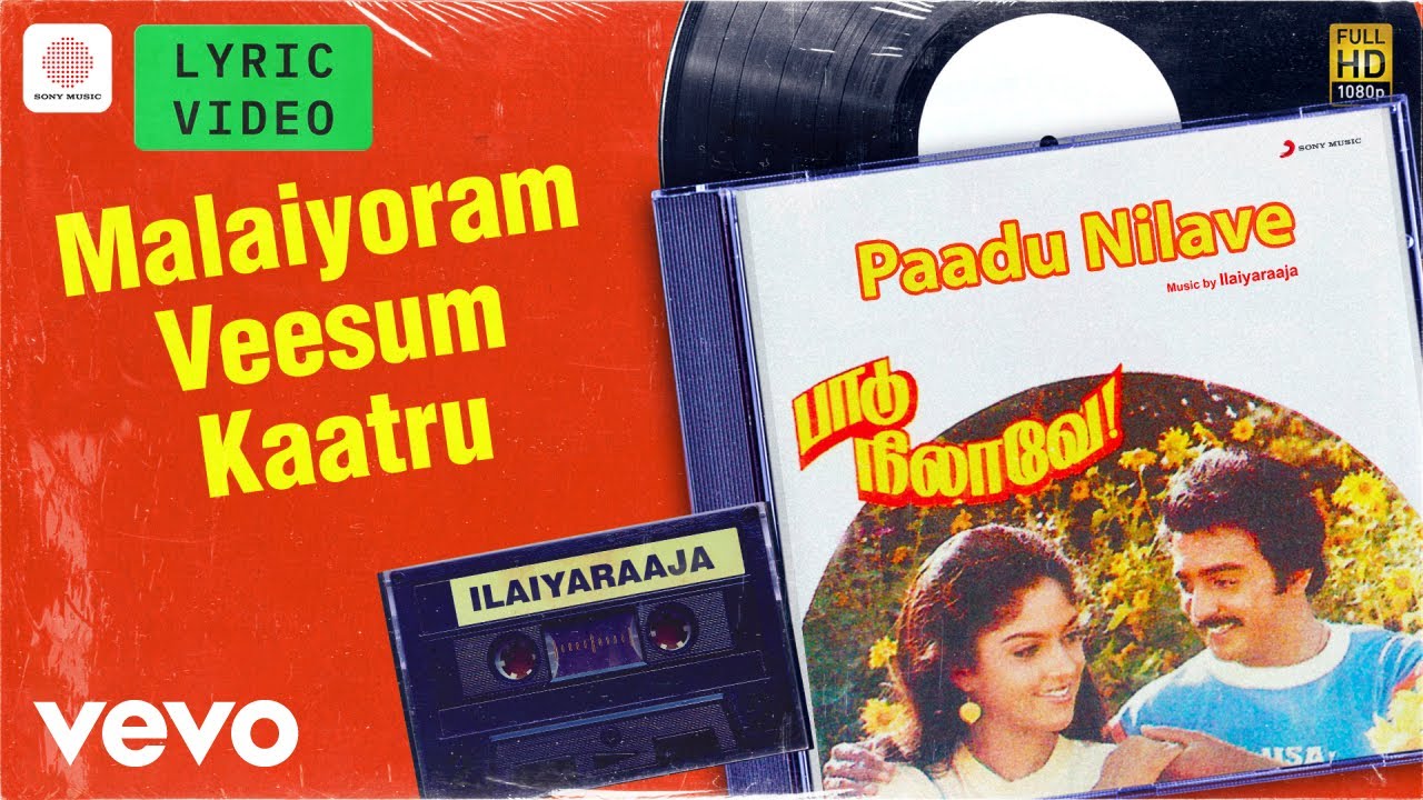 Paadu Nilave - Malaiyoram Veesum Kaatru Lyric | Mohan, Nadhiya | Ilaiyaraaja