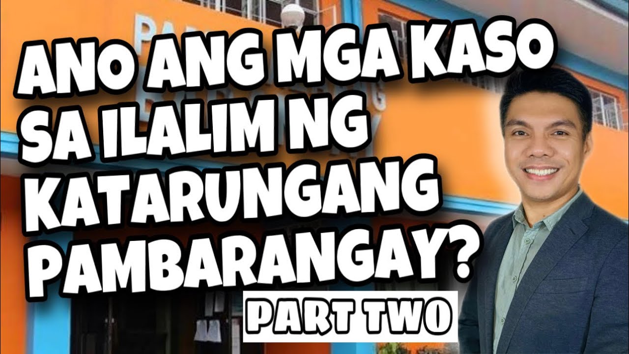 Katarungang Pambarangay Part Two: Paano Nga Ba, with Sample Forms!