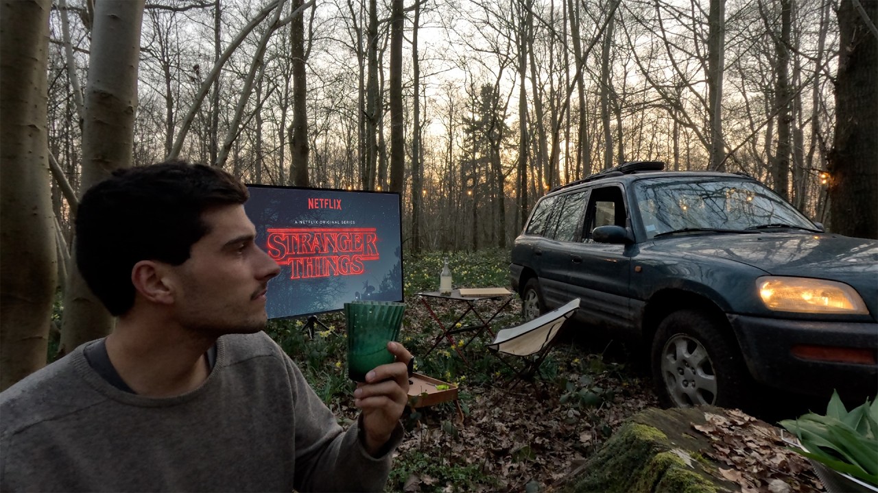 Bivouac de luxe dans le 4x4 le moins cher que j'ai trouvé!