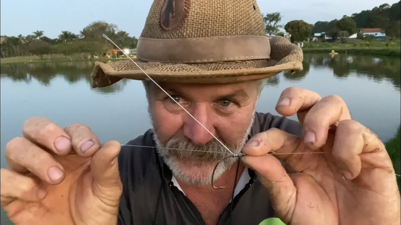NOVA TÉCNICA de pescar tilápia - antena parabólica