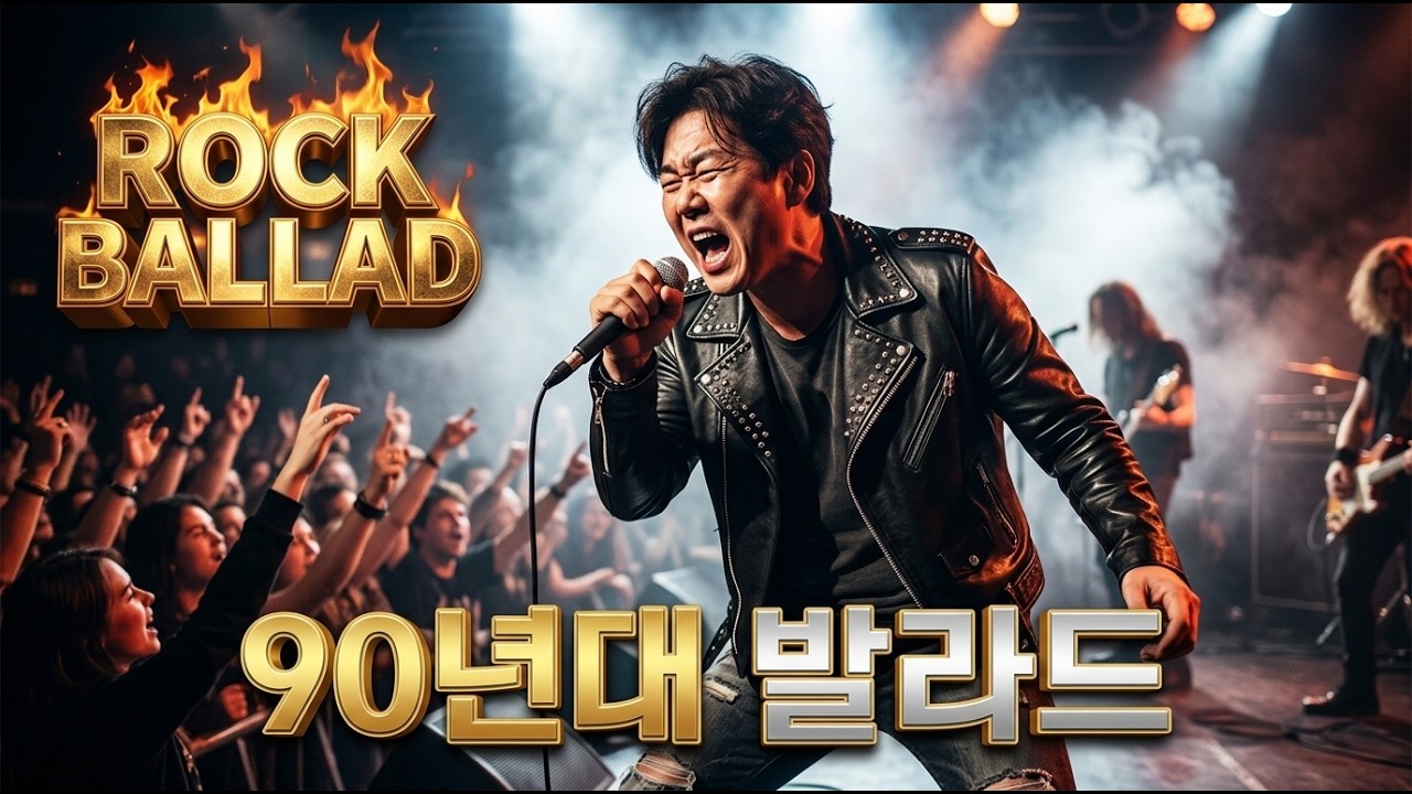 🎸 90년대 발라드 락버전(Rock Ballad) 커버 플레이리스트 (2시간 연속듣기) | [AI COVER]