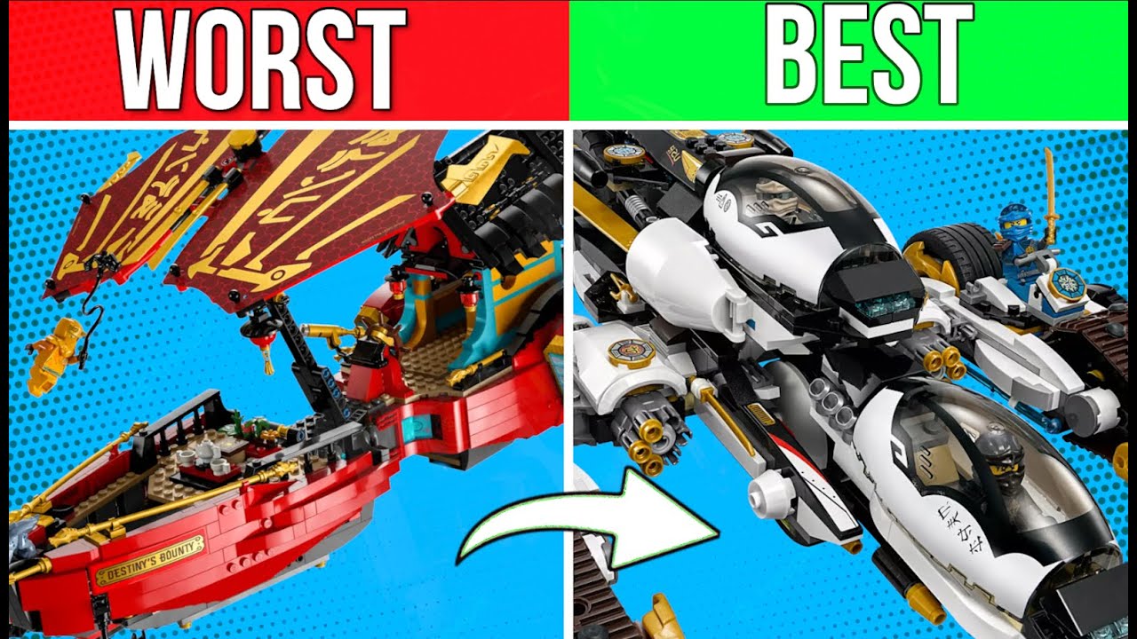 LEGO Ninjago: Рейтинг транспортных средств команды | (От худшего к лучшему!)