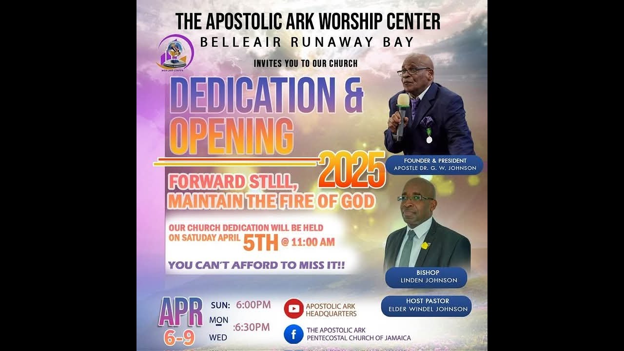 The Apostolic Ark Worship Center ''The Theology of the Holy Ghost'' -  Tuesday April 8, 2025
