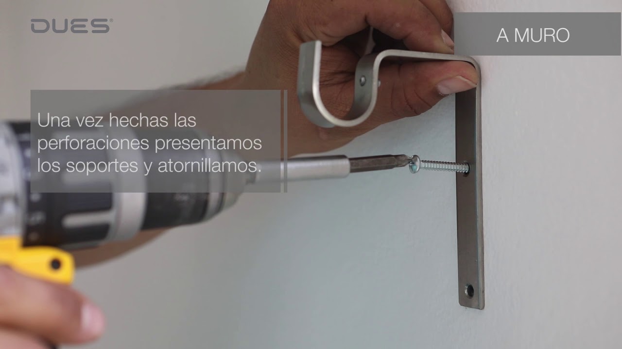 INSTALACI&Oacute;N CORTINERO DECORATIVO TUBULAR