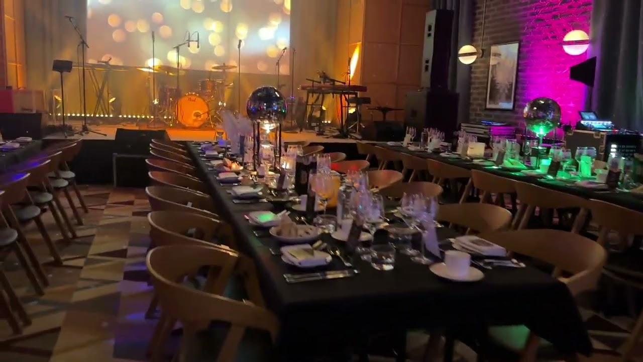 Disco Theme in Lindbergh Ballroom at Ellery Beach House