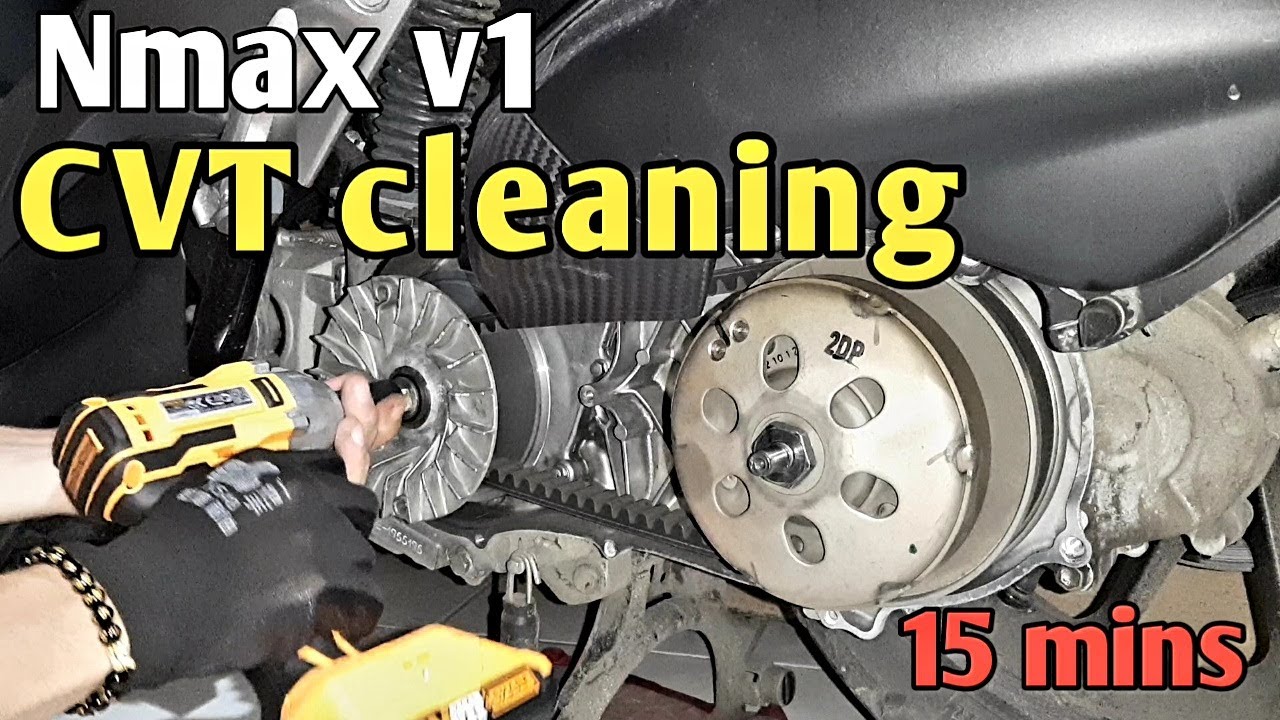 Yamaha Nmax 155 CVT Cleaning Tutorial | Ingco Cordless Impact Wrench | Motoyans
