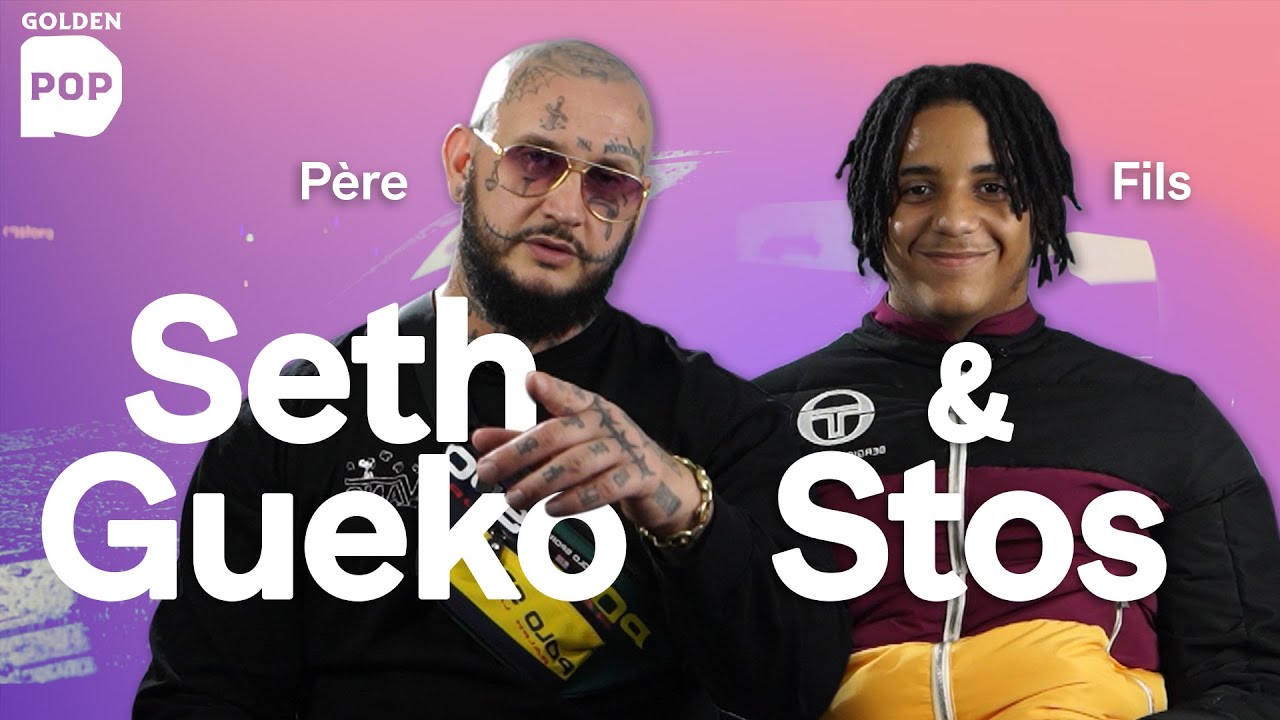 Seth Gueko et son fils Stos 