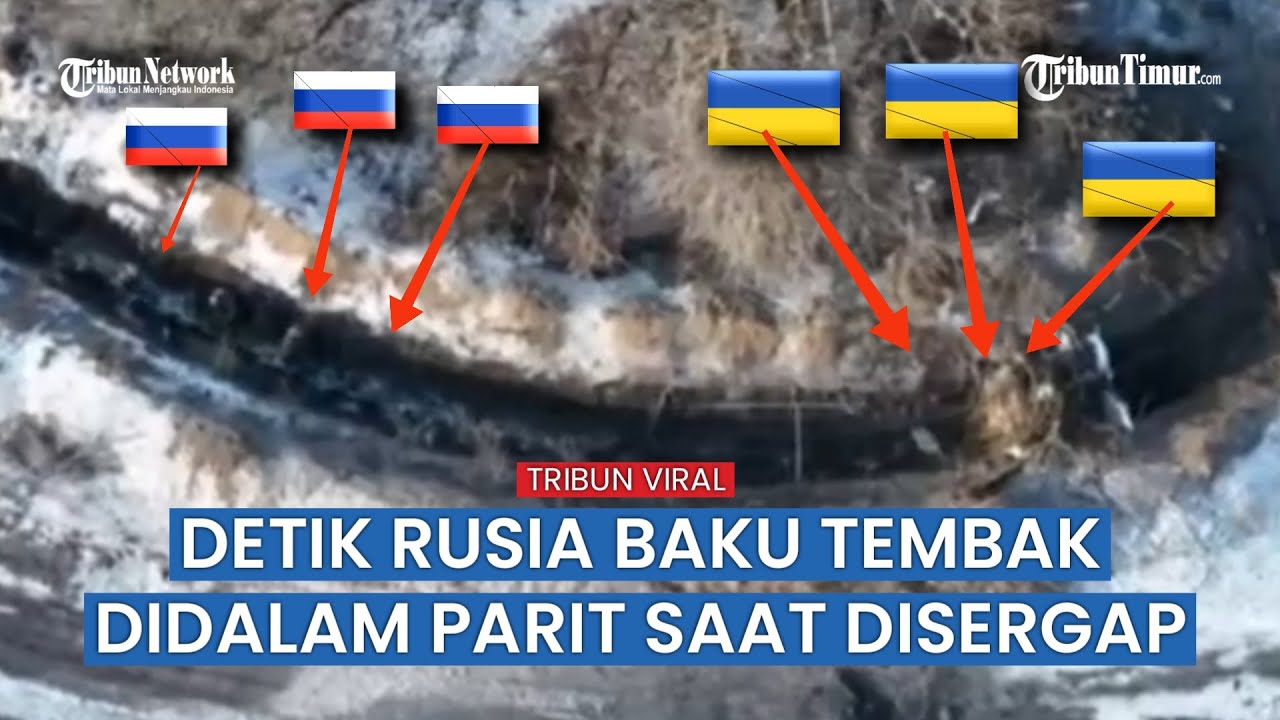 Tentara Rusia Baku Tembak Jarak Dekat dengan Ukraina saat Sergap Parit