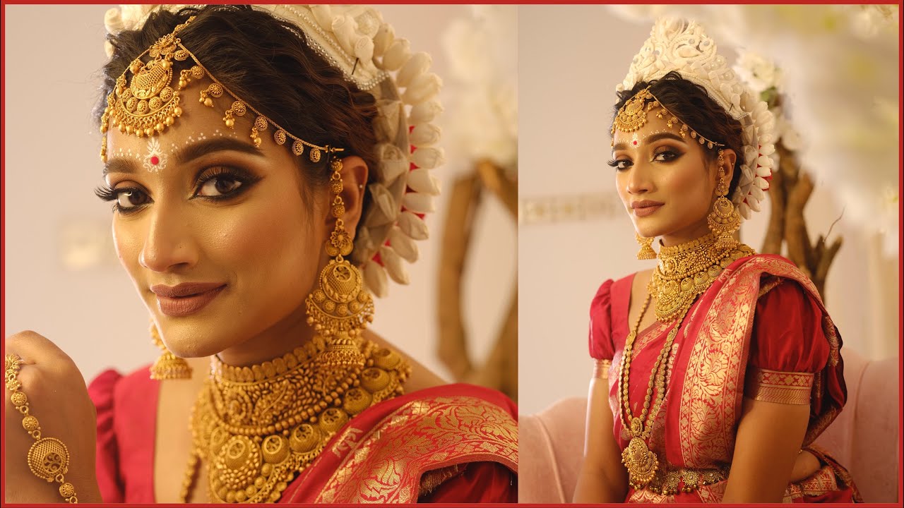 Traditional Bangladeshi Hindu Bridal Makeup Tutorial | Raisa Naushin