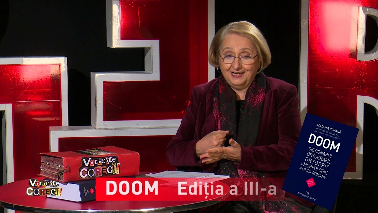 Vorbeşte corect! cu Rodica Zafiu: controverse privind modificările din DOOM (@TVR1)