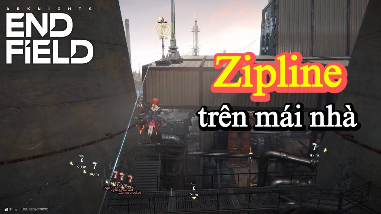 【Arknights:Endfield】Zipline trên mái nhà