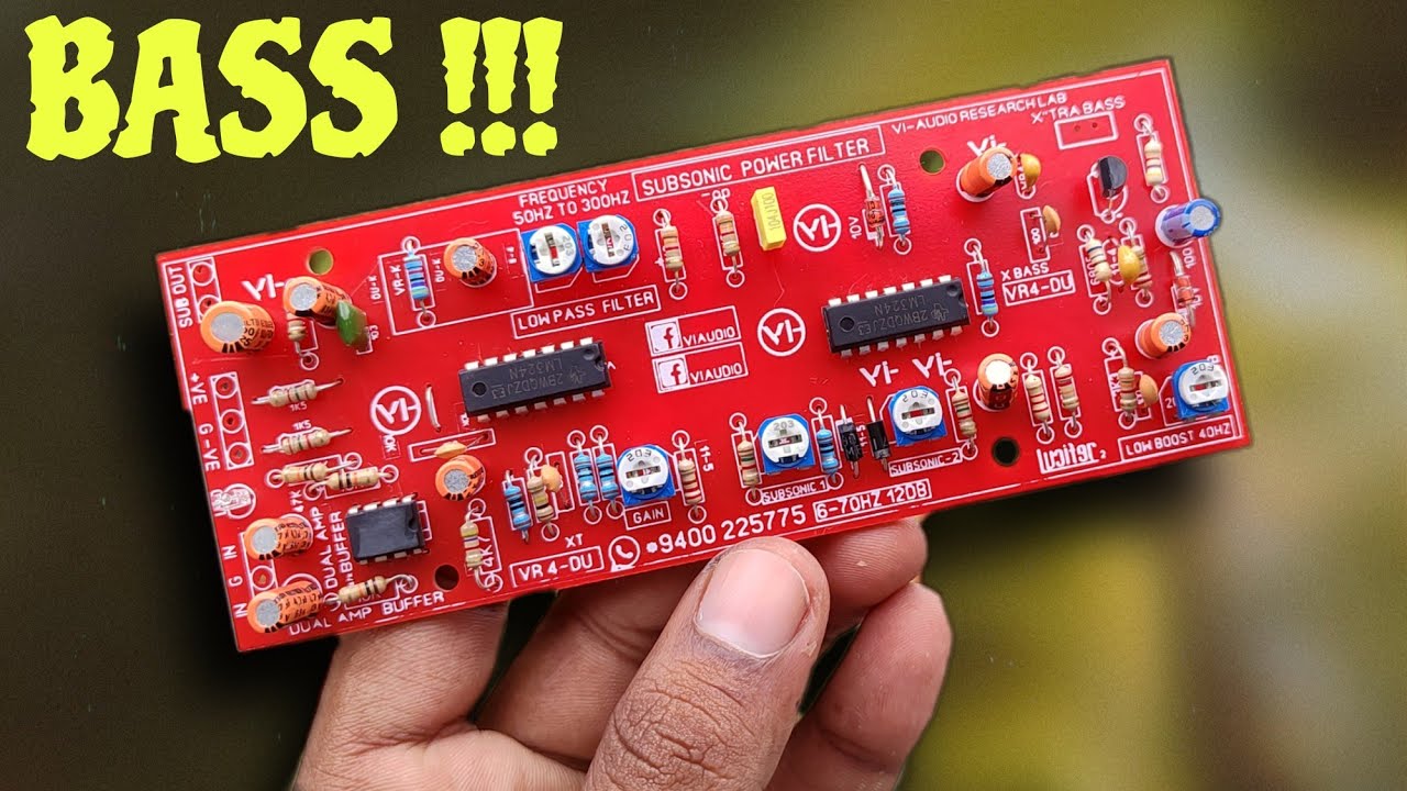 Subsonic Sub Filter Board for Heavy Bass | VI Sub filter #2023 #youtube #dj #subwoofer #music #bass
