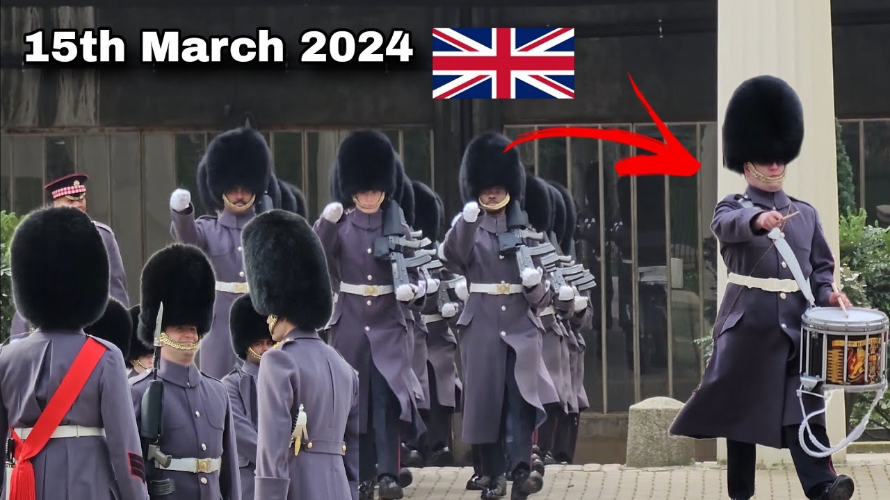 15th March 2024: F  Company  Scots Guards  Massive Inspection | Wellington Barracks 💂