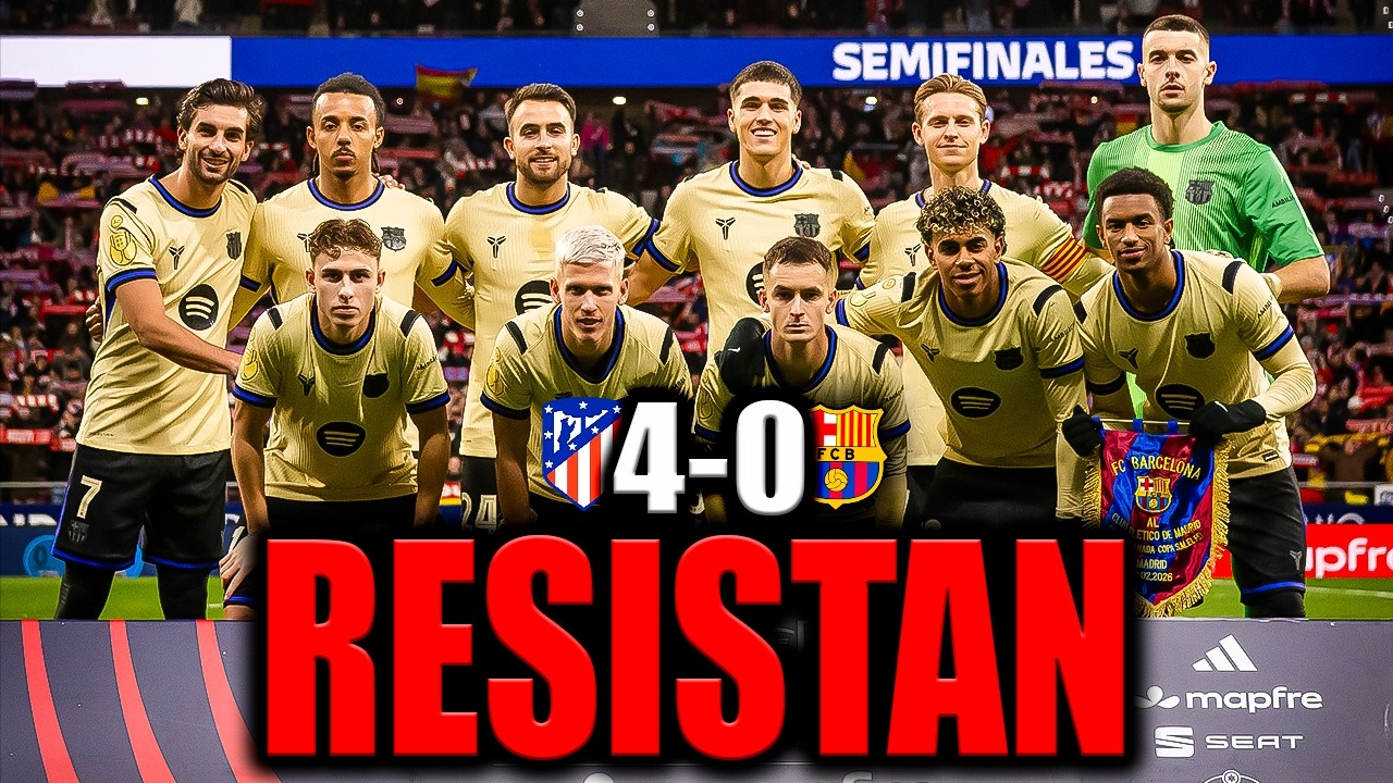 UN ATRACO CRMINAL EMPAÑA EL BRUTAL MÉRITO DEL ATLÉTICO MADRID | ATLETI 4-0 BARÇA