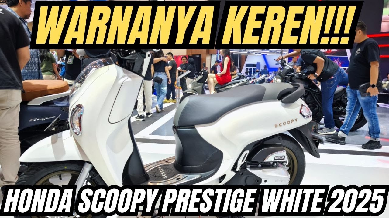 FIRST IMPRESSION HONDA SCOOPY PRESTIGE WHITE 2025