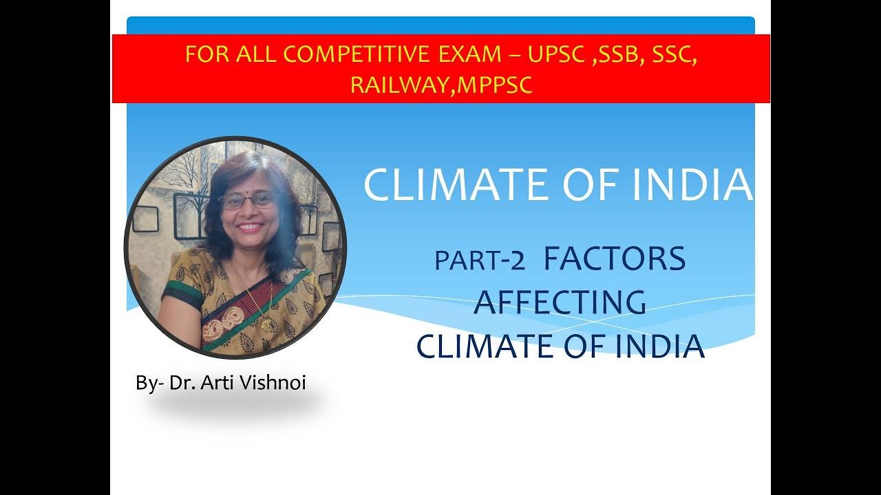 FACTORS  CONTROLLING INDIAN CLIMATE