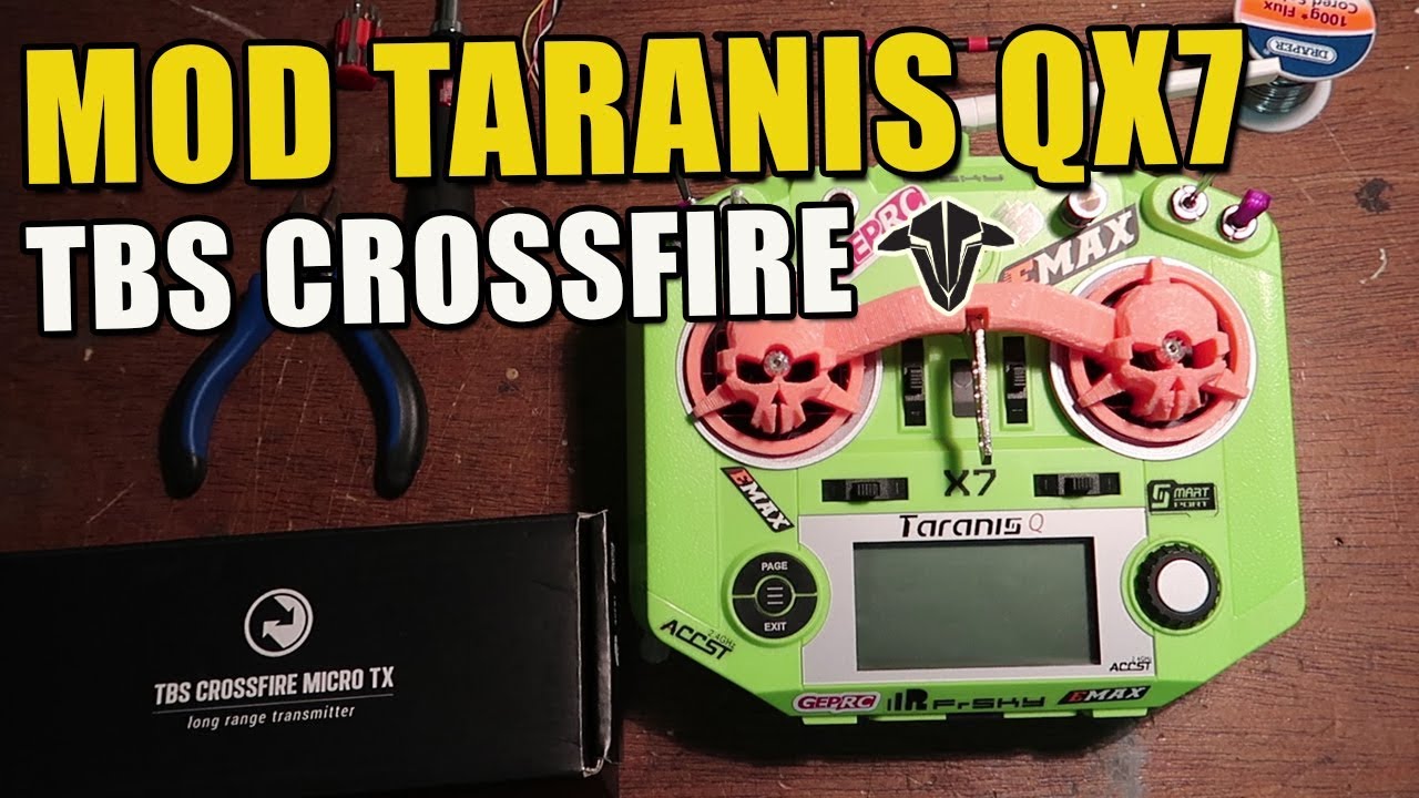 🔧 MÓDULO TBS CROSSFIRE MICRO - MOD TARANIS QX7 ESPAÑOL ! 🔧