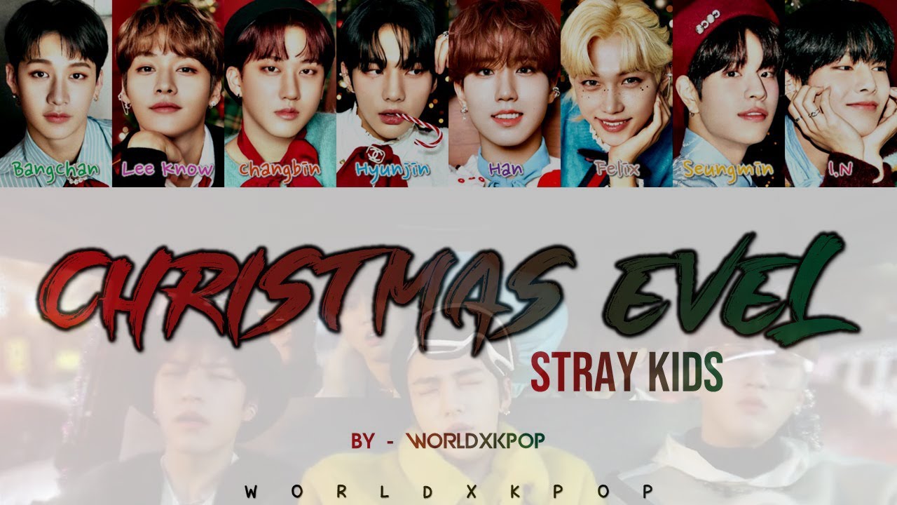 STRAY KIDS - Christmas EveL * KOLAY OKUNUŞ+MV(EASY LYRICS)COLOR CODED