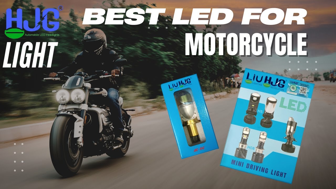 Best HJG LED Head Light Lamp For Bike & Unboxing 🔥| Attractive Motorcycle Accessories 2025