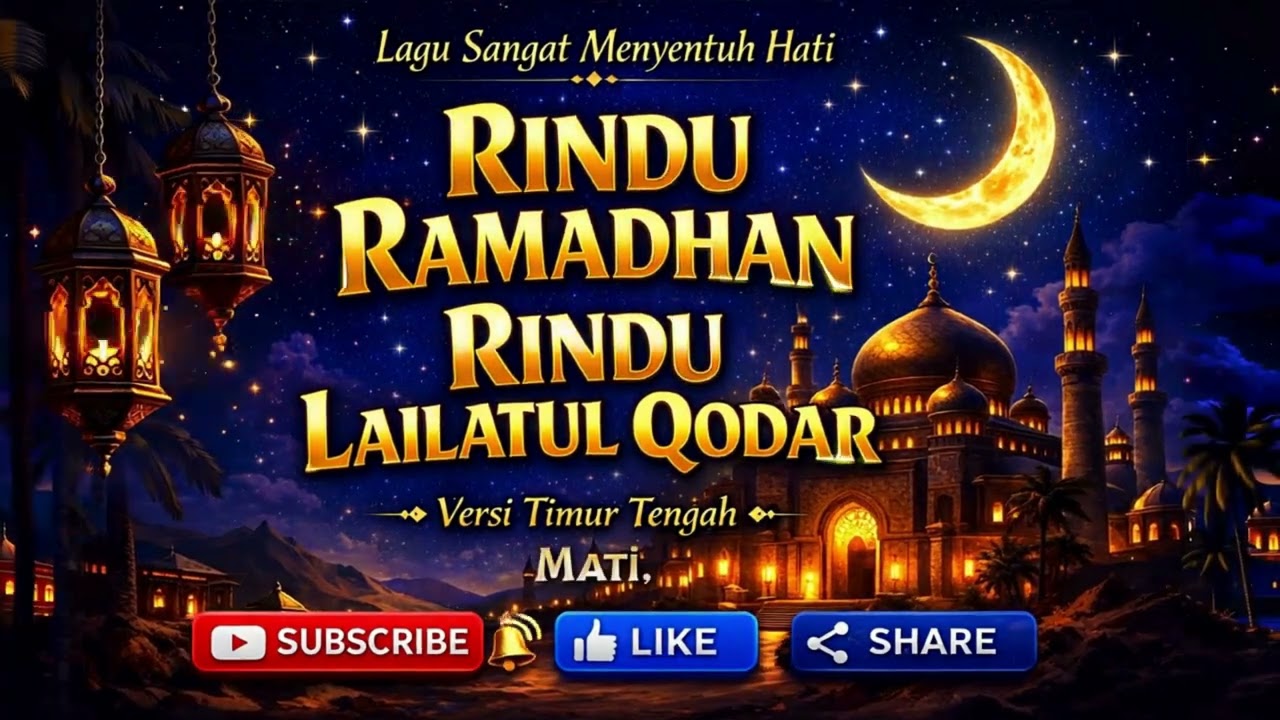 Menyentuh Hati_RINDU RAMADHAN_Rindu Lailatul Qodar_Versi Timur tengah