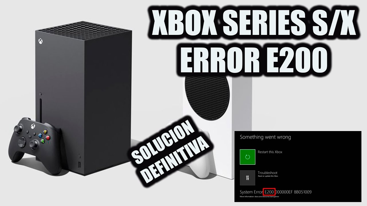 XBOX SERIES X NO ACTUALIZA/xbox series x does not update (E200 error)