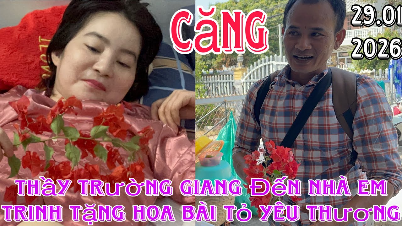 Căng! Thầy Trường Giang Đến Tặng Bông Cho Trinh #tintuc #yeucuocsong #giadinh #mientay 