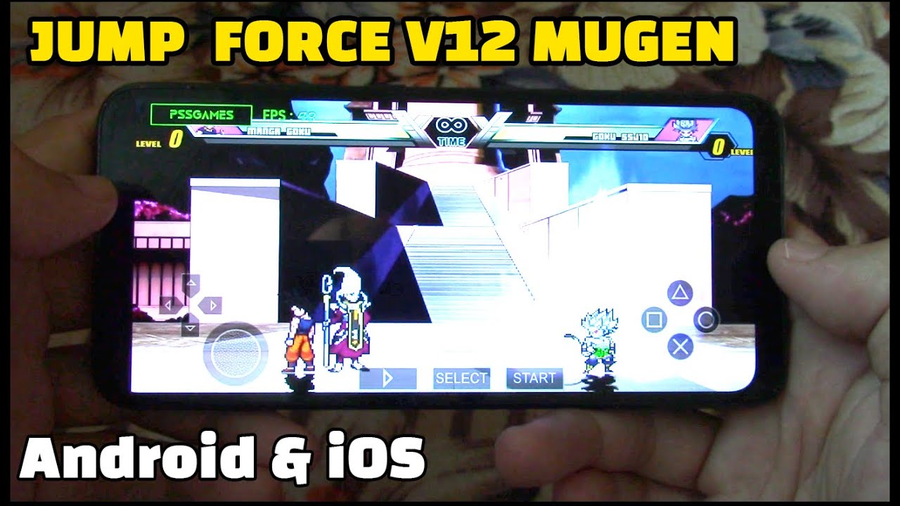 Jump Force Mugen V12 Android APK & iOS - Jump Force Mugen Mobile Gameplay (Offline Mediafire)