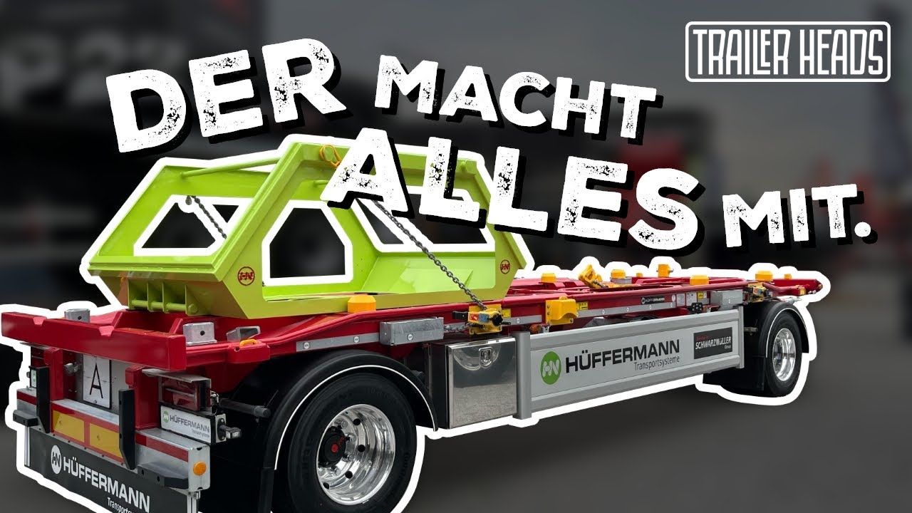 Der kann was! 💪 Der Hüffermann Flex Carrier im Kurz-Check. | TRAILER HEADS