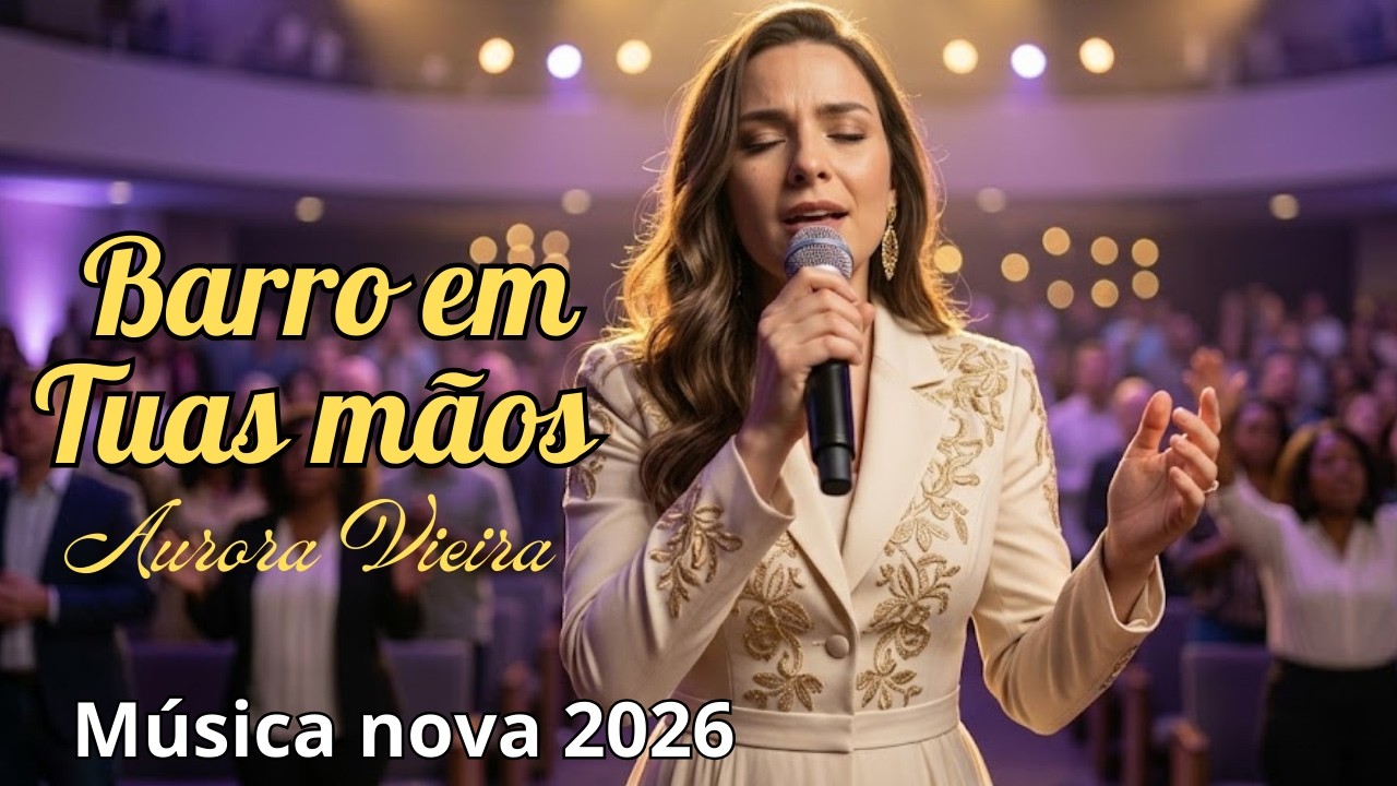 Barro em Tuas Mãos lançamento Aurora Vieira| Música Gospel 2026 | Louvor e Adoração