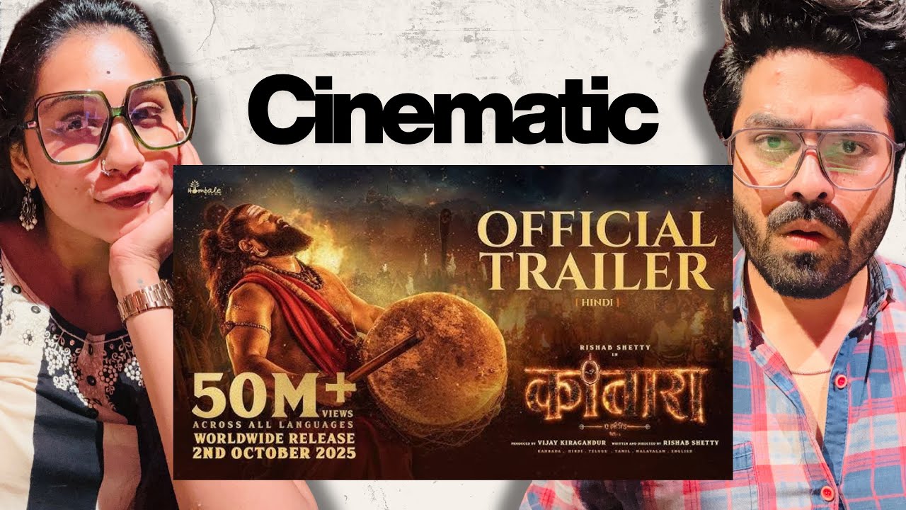 Kantara Chapter 1 Trailer Reaction - Hindi | Rishab Shetty | Rukmini | Vijay Kiragandur |