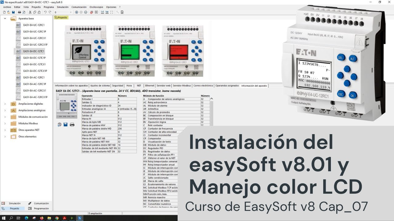 ⚡ Curso de easySoft v7 Cap 07 Instalación del easySoft v8 y Manejo de colores en la pantalla LCD