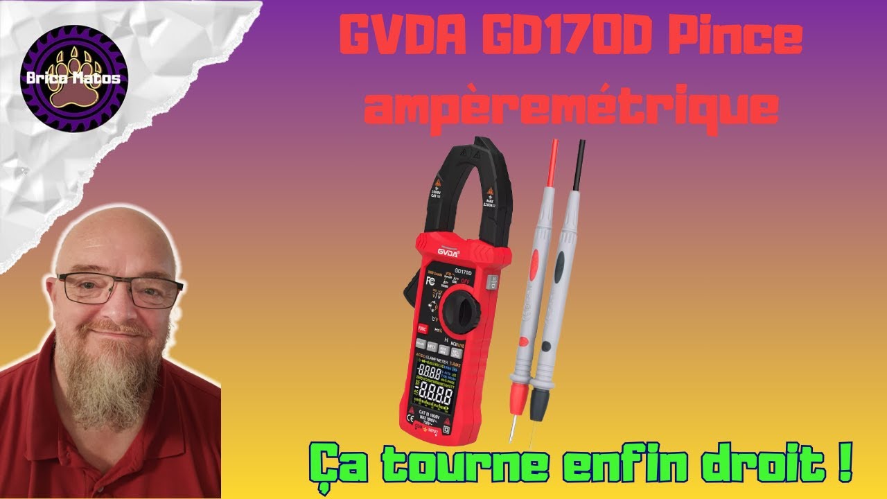 GVDA GD170D : Enfin une pince ampèremétrique abordable et précise ?