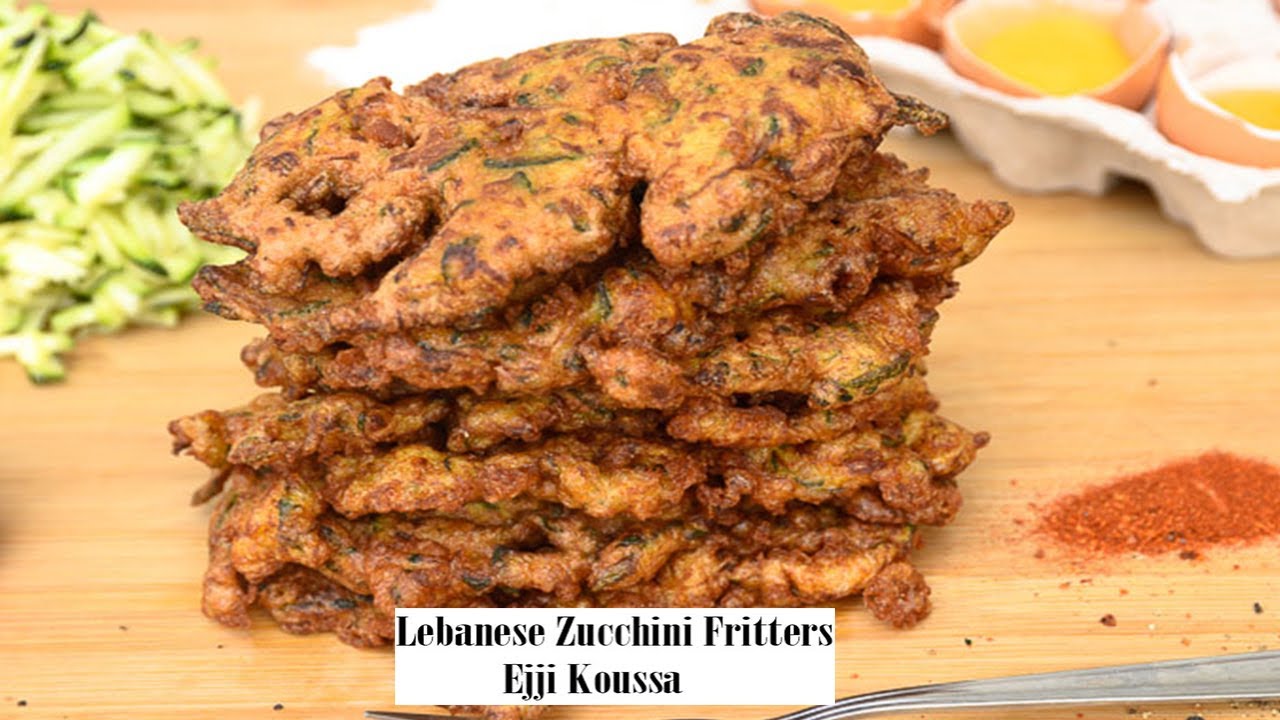 zucchini fritters ejjit koussa