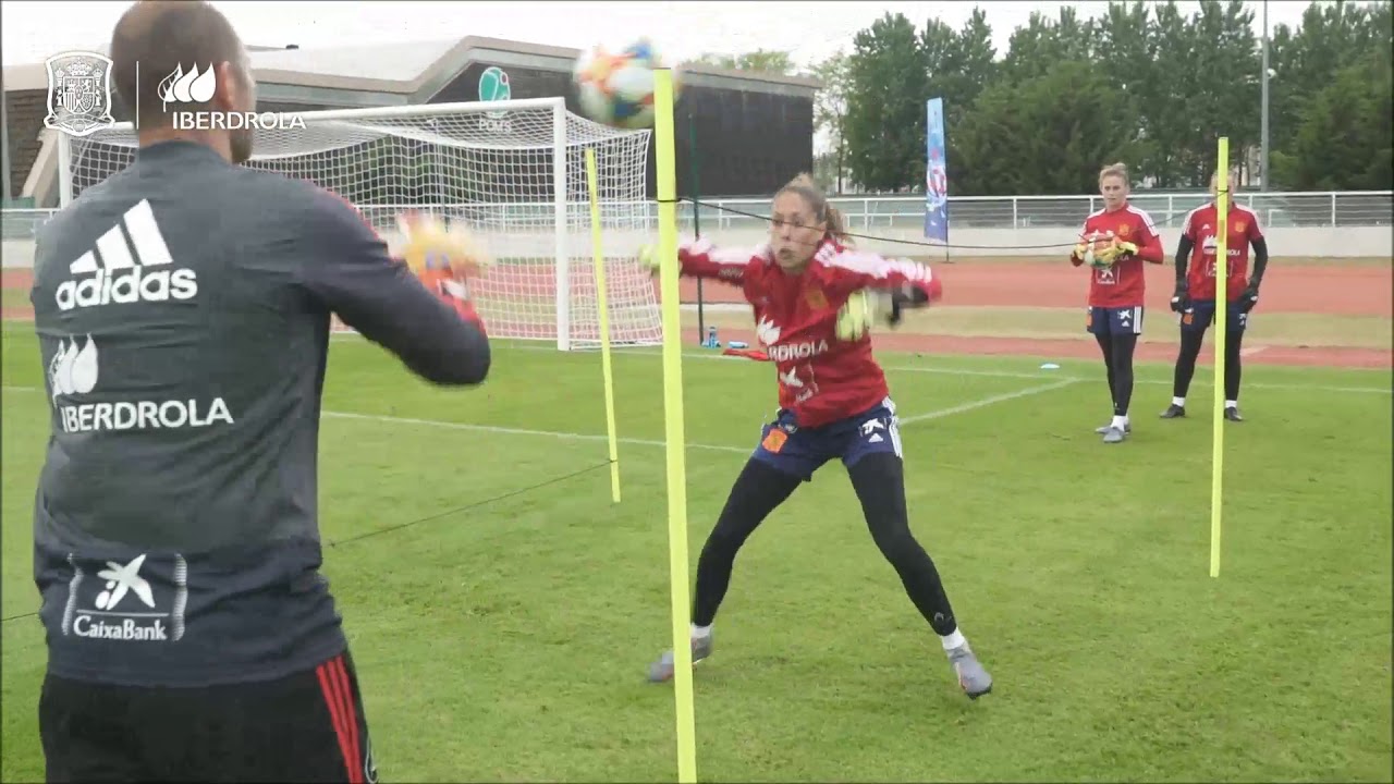 Entrenamiento de la Selección Española Femenina en Francia