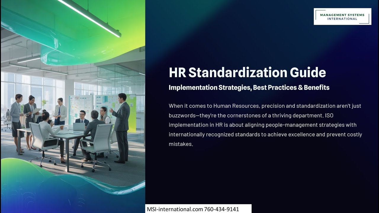MSI HR Standardization Guide