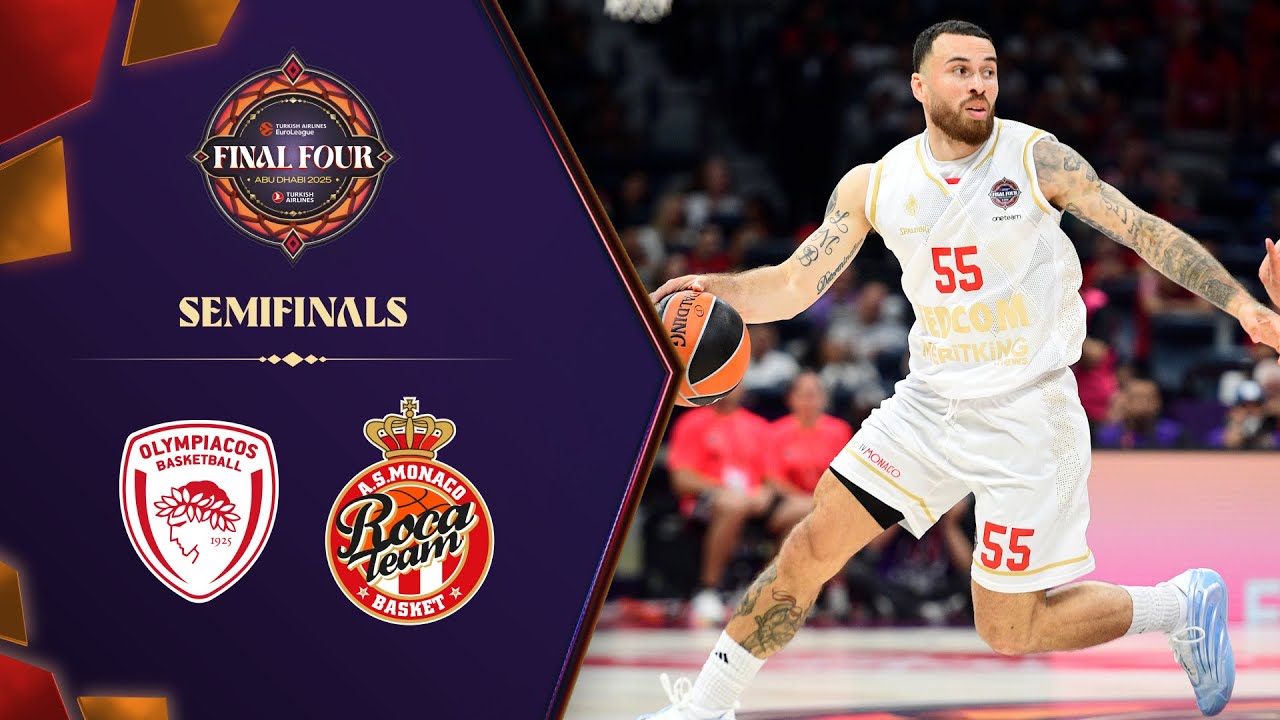 MONACO Makes HISTORY | Olympiacos - AS Monaco | SEMIFINAL Highlights 2024-25