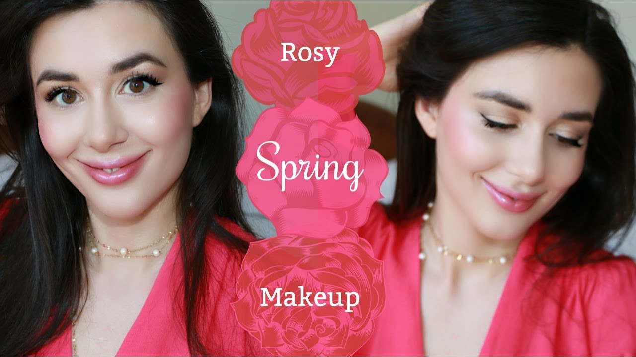ROSY SPRING NATURAL MAKEUP TUTORIAL