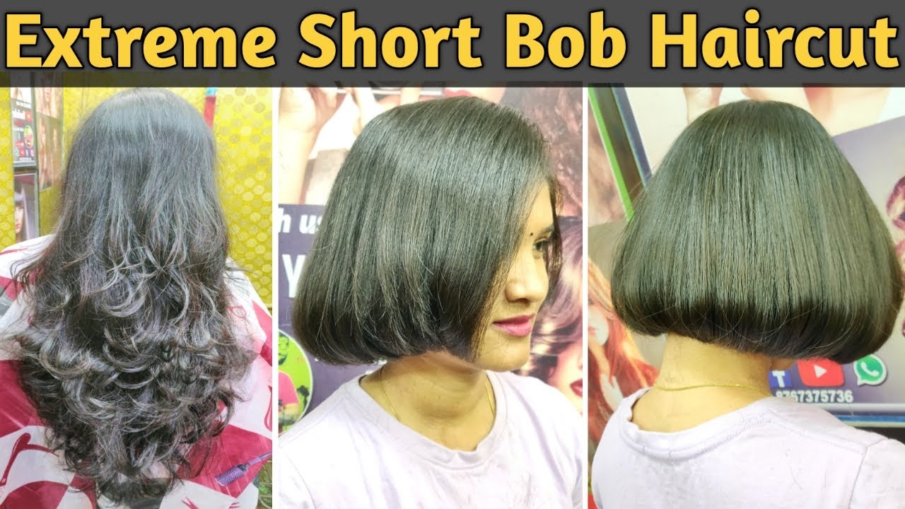 Extreme Short Haircuts for women 2021/ Bob Undercut Haircut/Long to very Short Bob Haircut Tutorial