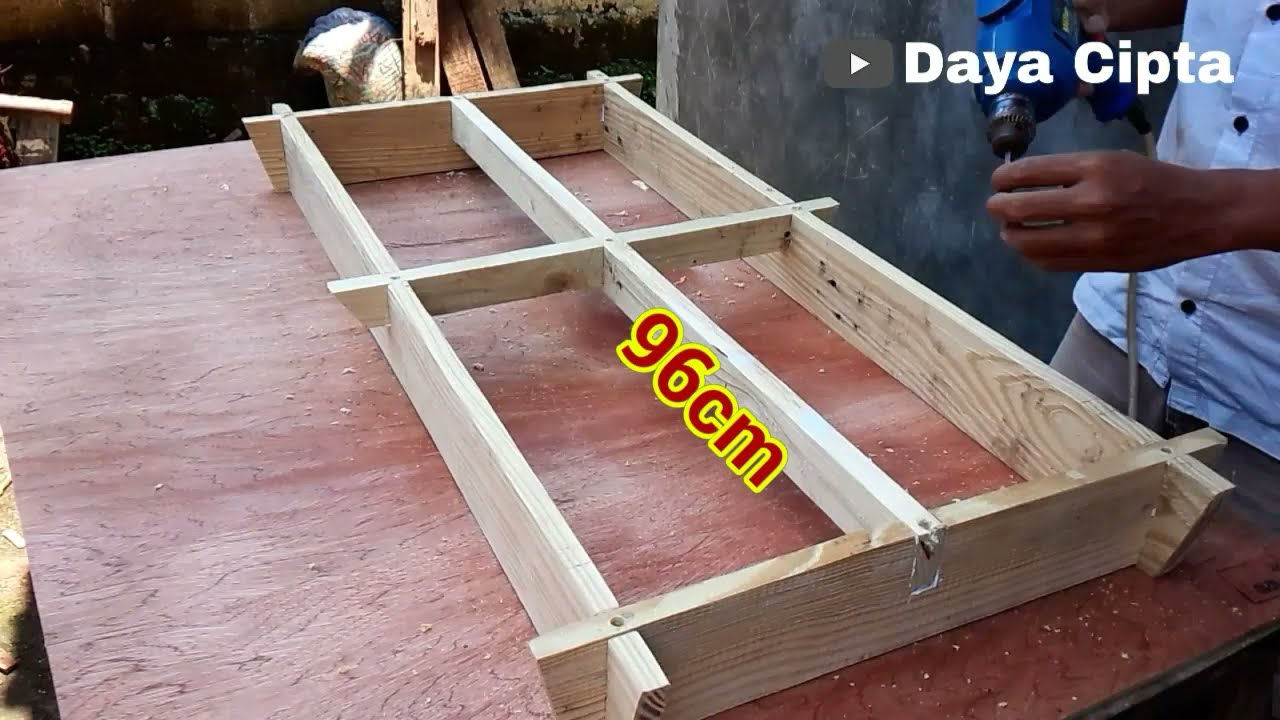 Membuat meja dari bahan murah tampilan jadi mewah